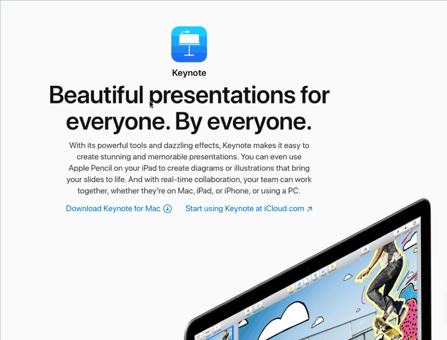 Mac presentation tool